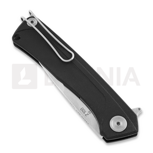 ANV Knives Z100 Plain edge 折叠刀, G10, 黑色