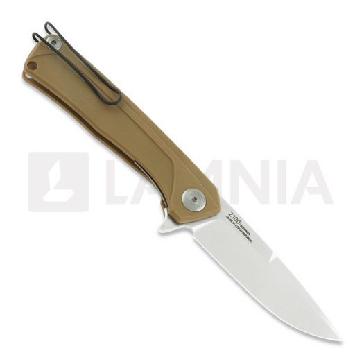 ANV Knives Z100 Plain edge 折叠刀, G10, coyote