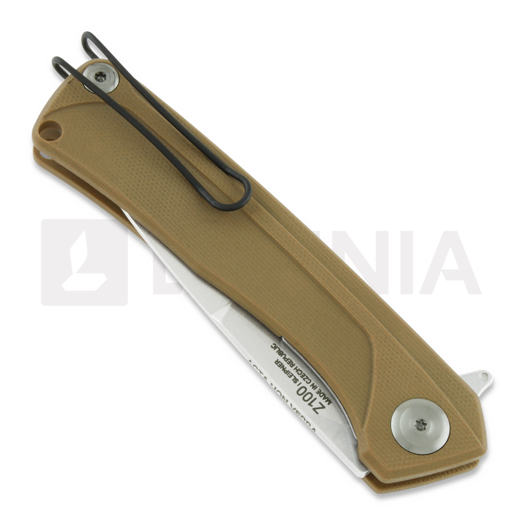 ANV Knives Z100 Plain edge folding knife, G10, coyote