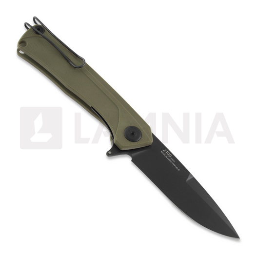 Zav&iacute;rac&iacute; nůž ANV Knives Z100 - Sleipner DLC - G10, zelen&aacute;