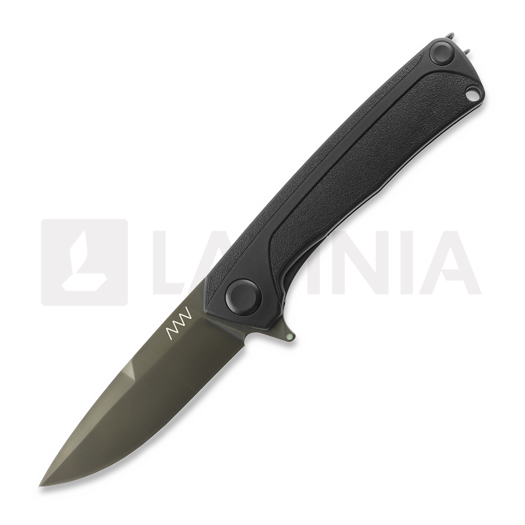 Saliekams nazis ANV Knives Z100 - Sleipner DLC - GRN, melns