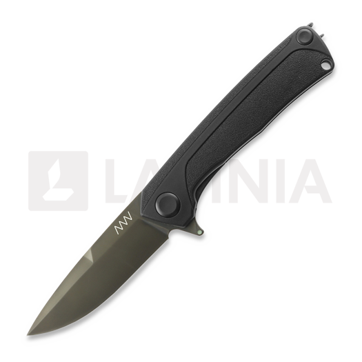 ANV Knives Z100 - Sleipner DLC - GRN Taschenmesser, schwarz