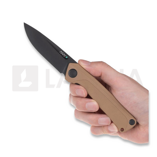 Liigendnuga ANV Knives Z200 BB - Sleipner DLC - G10, coyote