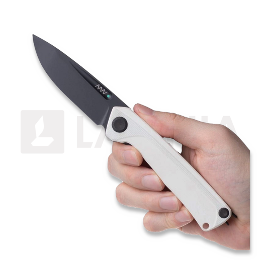 ANV Knives Z200 BB - Sleipner DLC - G10 סכין מתקפלת, לבן