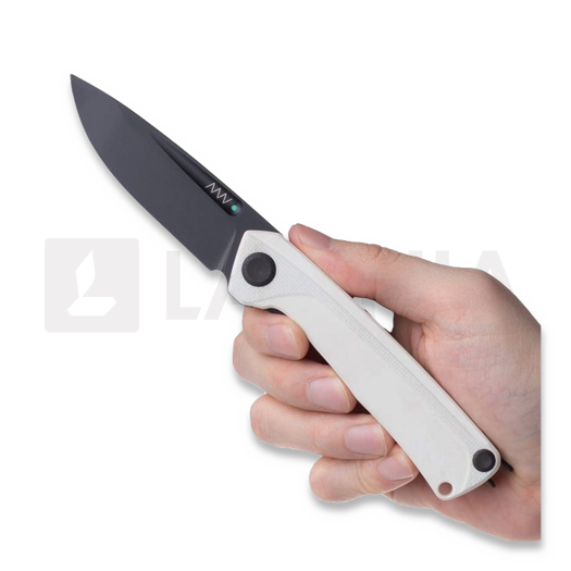 ANV Knives Z200 BB - Sleipner DLC - G10 סכין מתקפלת, לבן