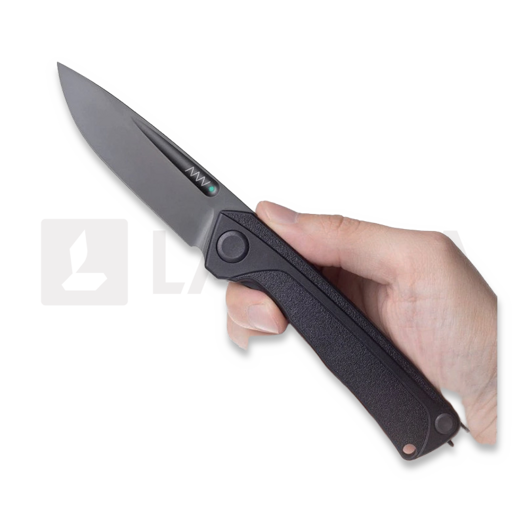 Saliekams nazis ANV Knives Z200 BB - Sleipner DLC - GRN, melns