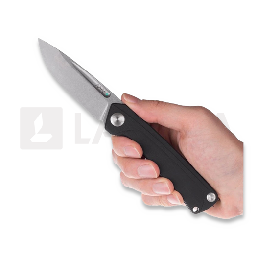 Сгъваем нож ANV Knives Z200 BB - Sleipner Stonewash - G10, черен