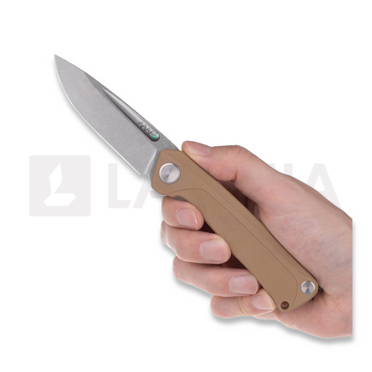 ANV Knives Z200 BB - Sleipner Stonewash - G10 fällkniv, coyote