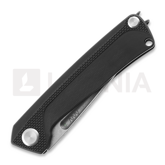 ANV Knives Z200 Plain edge 折叠刀, G10, 黑色