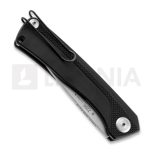 ANV Knives Z200 Plain edge folding knife, G10, black