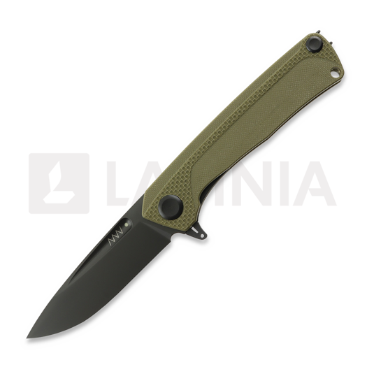 ANV Knives Z200 Plus - Sleipner DLC - G10 折叠刀, 綠色