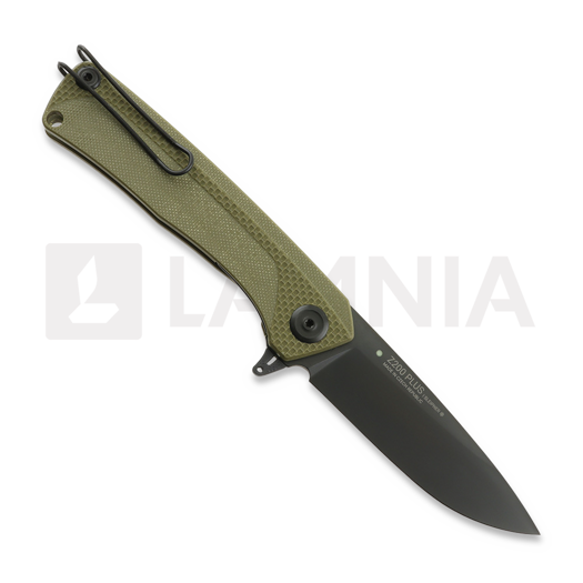 Briceag ANV Knives Z200 Plus - Sleipner DLC - G10, verde