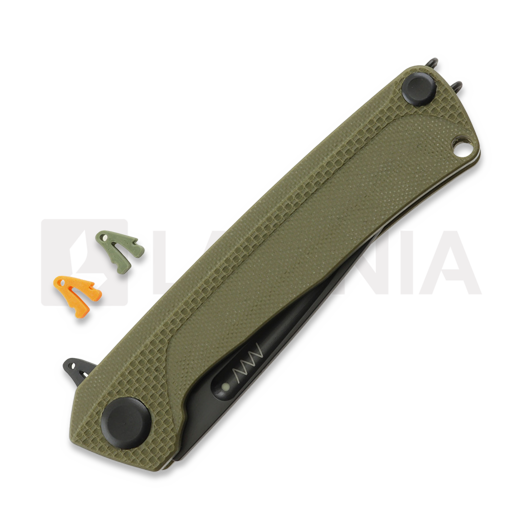 Briceag ANV Knives Z200 Plus - Sleipner DLC - G10, verde