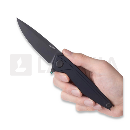ANV Knives Z300 BB - Sleipner DLC - Dural foldekniv, sort