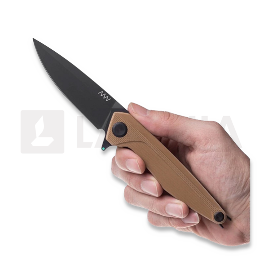 Skladací nôž ANV Knives Z300 BB - Sleipner DLC - G10, coyote