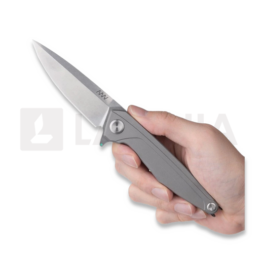 ANV Knives Z300 BB - Sleipner Stonewash - Titanium foldekniv