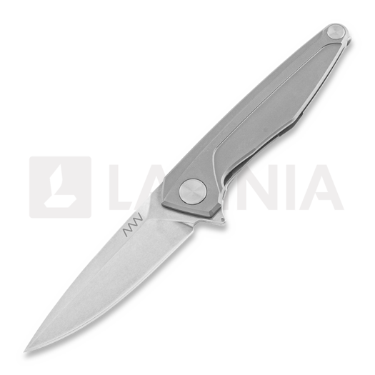 Coltello pieghevole ANV Knives Z300 Plain edge titanium