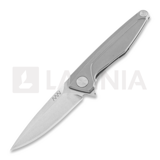 ANV Knives Z300 Plain edge titanium 접이식 나이프