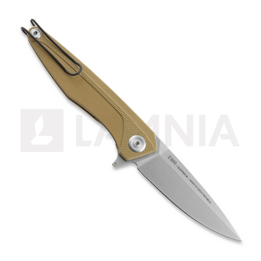 Coltello pieghevole ANV Knives Z300 - Sleipner Stonewash - G10, coyote