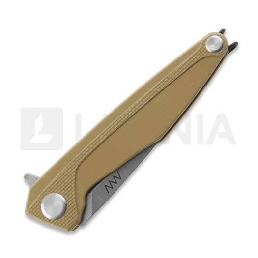 ANV Knives Z300 - Sleipner Stonewash - G10 sulankstomas peilis, coyote