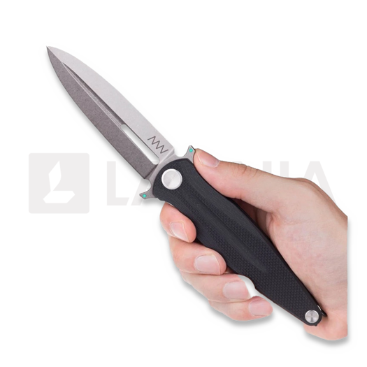 ANV Knives Z400 BB - Sleipner Stonewash - G10 סכין מתקפלת, שחור