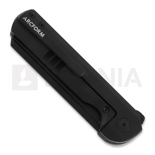 Arcform Darcform Slimfoot Ti Green G-10 sulankstomas peilis