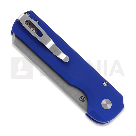 Arcform Slimfoot Auto - Blue Anodize / Stonewash sulankstomas peilis
