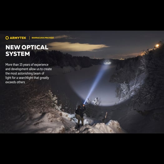 Armytek Barracuda Pro Max Magnet USB PCB White