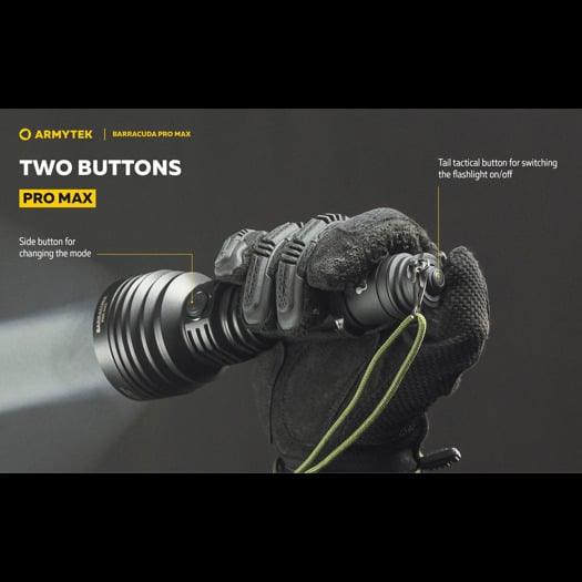 Armytek Barracuda Pro Max Magnet USB PCB White