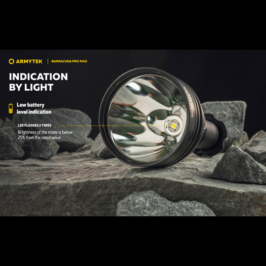 Armytek Barracuda Pro Max Magnet USB PCB White