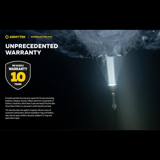 Armytek Barracuda Pro Max Magnet USB PCB White