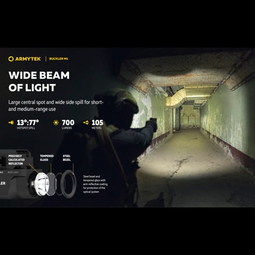 Armytek Buckler M1 White tactical flashlight