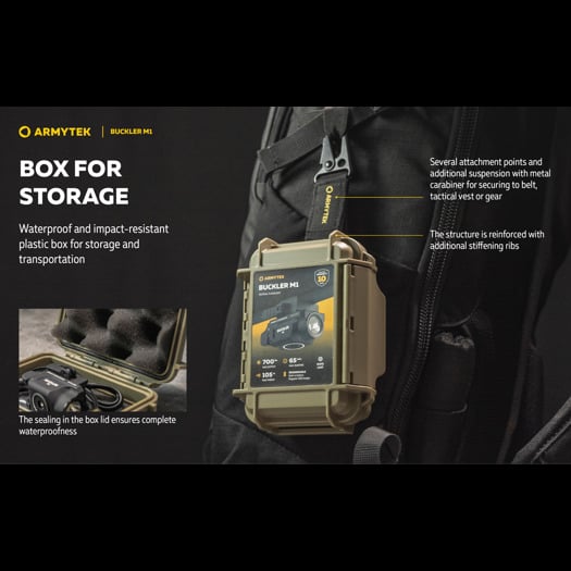 Armytek Buckler M1 White tactical flashlight