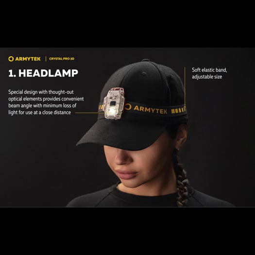 Armytek Crystal Pro 3D Red Ruby