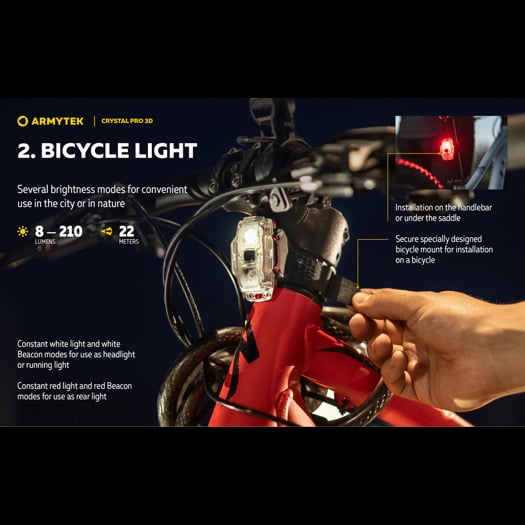 Armytek Crystal Pro 3D Red Ruby