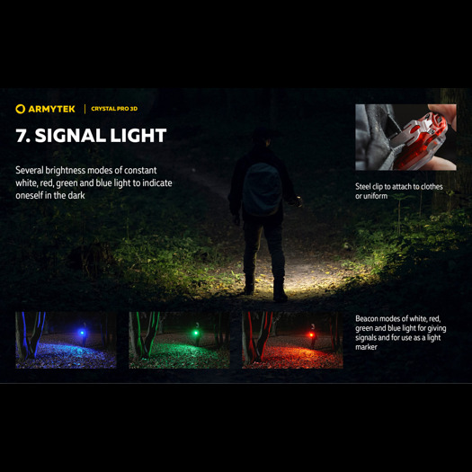 Armytek Crystal Pro 3D Red Ruby