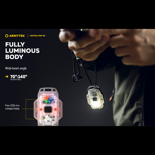 Armytek Crystal Pro 3D Red Ruby