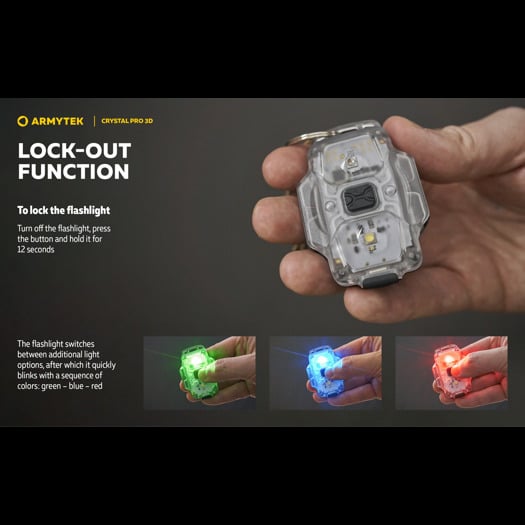 Armytek Crystal Pro 3D Red Ruby