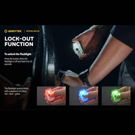 Armytek Crystal Pro 3D Red Ruby