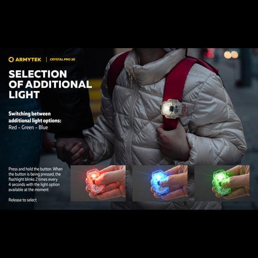 Armytek Crystal Pro 3D Red Ruby