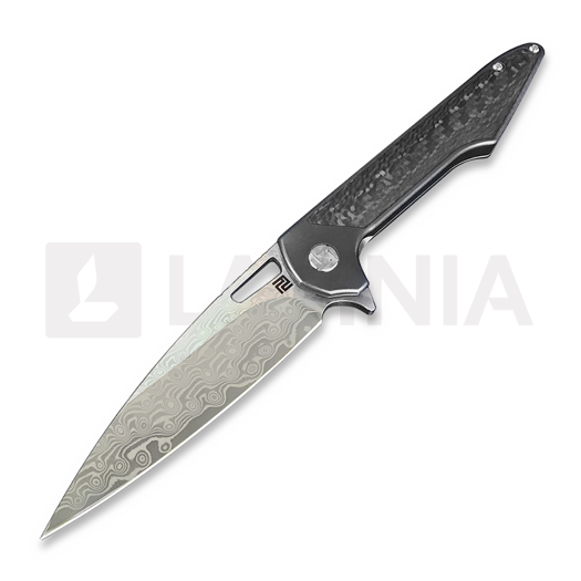 Navaja Artisan Cutlery Archaeo Framelock Damascus Small