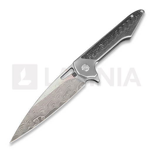 Briceag Artisan Cutlery Archaeo Framelock Damascus Small