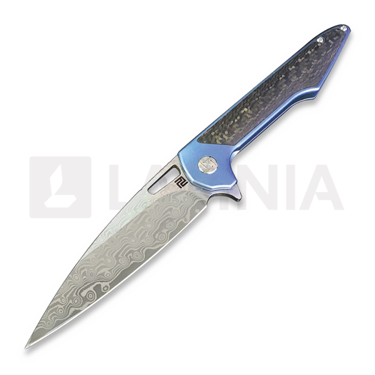 Briceag Artisan Cutlery Archaeo Framelock Damascus Small