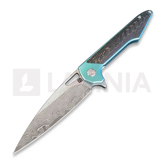 Briceag Artisan Cutlery Archaeo Framelock Damascus Small