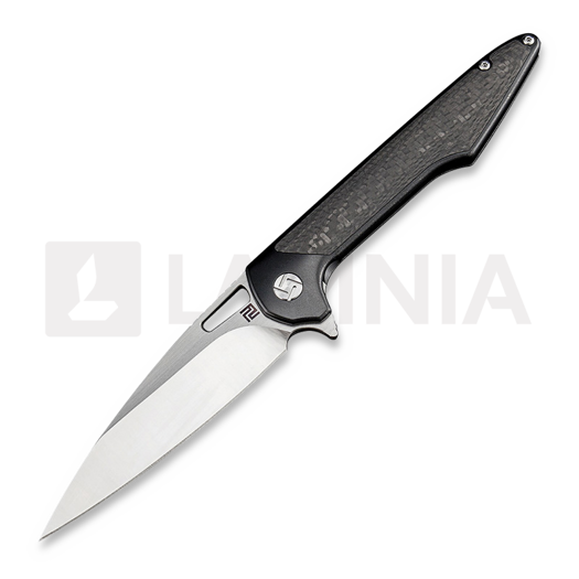 Skladací nôž Artisan Cutlery Archaeo Framelock M390, čierna