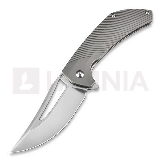 Saliekams nazis Artisan Cutlery Banjaara S90V Gray Titanium