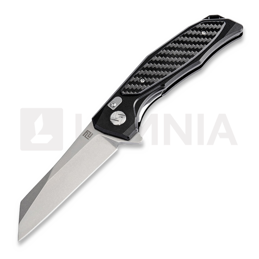 Saliekams nazis Artisan Cutlery Falcon Linerlock D2 Carbon Fiber