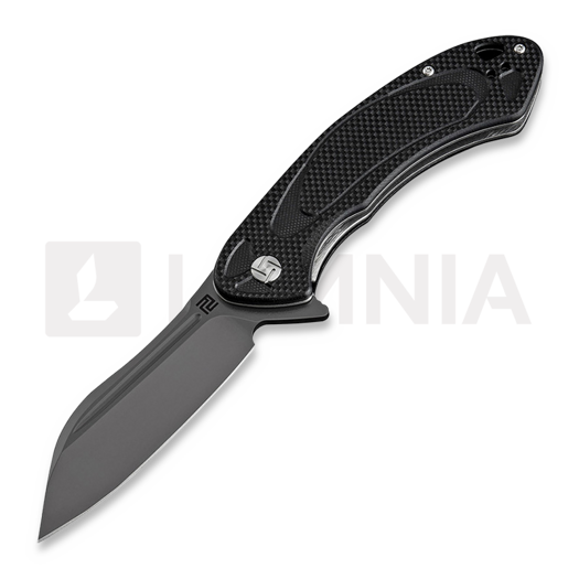 Saliekams nazis Artisan Cutlery Immortal Linerlock Black D2
