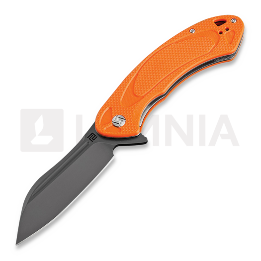 Nóż składany Artisan Cutlery Immortal Linerlock D2, Orange textured