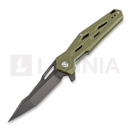 Nóż składany Artisan Cutlery Interceptor Linerlock Green D2